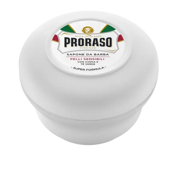 PRORASO Mýdlo na holení pro citlivou pokožku - Green Tea 150 ml