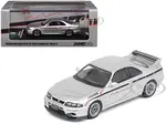 Nissan Skyline GT-R N1 (R33) RHD (Right Hand Drive) "Tuned by Mines" Silver 1/64 Diecast Model Car by Inno Models