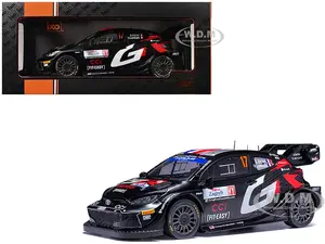Toyota GR Yaris Rally1 Hybrid 17 Sebastien Ogier - Vincent Landais Winner "Rally Croatia" (2024) 1/18 Diecast Model Car by IXO Models