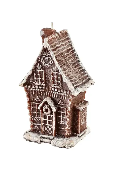 Dekorativní svíčka Affek Design 11 x 11 x 19 cm hnědá barva