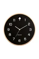 Nástenné hodiny s kukučkou Karlsson Natural Cuckoo 31,5 x 6 cm.