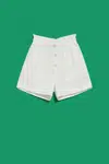 Marisse Women's Shorts L-Sh-4019 Off White