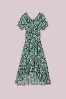 Marisse Women's Dress L-Su-4040 Palm Leaf