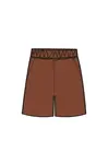 Marisse Women's Shorts L-Sh-4013 Brown