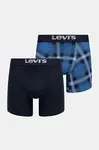 Boxerky Levi's 2-pack modrá barva, 37149-1184