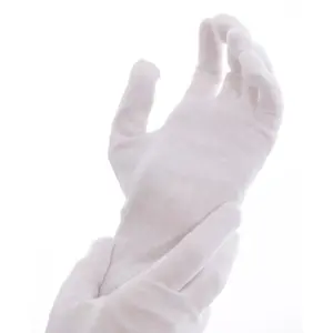 Bavlněné rukavice bílé, 1 pár