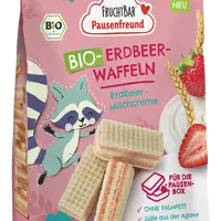 FRUCHTBAR BIO Waflové sušenky s jahodami 100 g