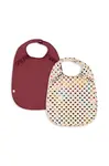 Dětský bryndáček Konges Sløjd 2 PACK GLITTER DINNER BIB WITH FRILL 2-pack KS103639