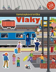 Samolepková knižka Vlaky