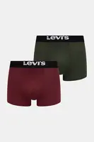 Boxerky Levi's 2-pack zelená barva, 37149-1223
