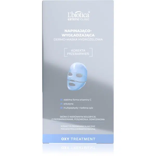 L’biotica Estetic Clinic Oxy Treatment intenzívna hydrogélová maska pre spevnenie pleti 1 ks