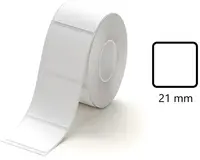 Niimbot A2A18348301, 21x21mm, 300ks, biele samolepiace štítky