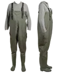 Zebco prsačky pvc wader green - 42-43
