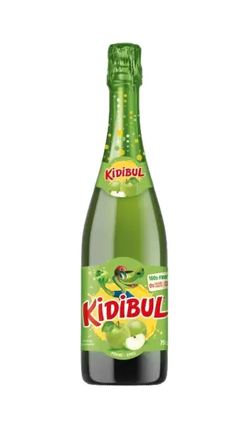 KIDIBUL Detský šumivý nápoj - 100% Jablko 750 ml