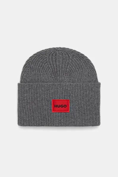 HUGO Vlněná čepice HUGO Xaff 6