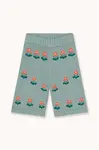 Kojenecké kalhoty Tinycottons FLOWERS BABY KNITTED PANT