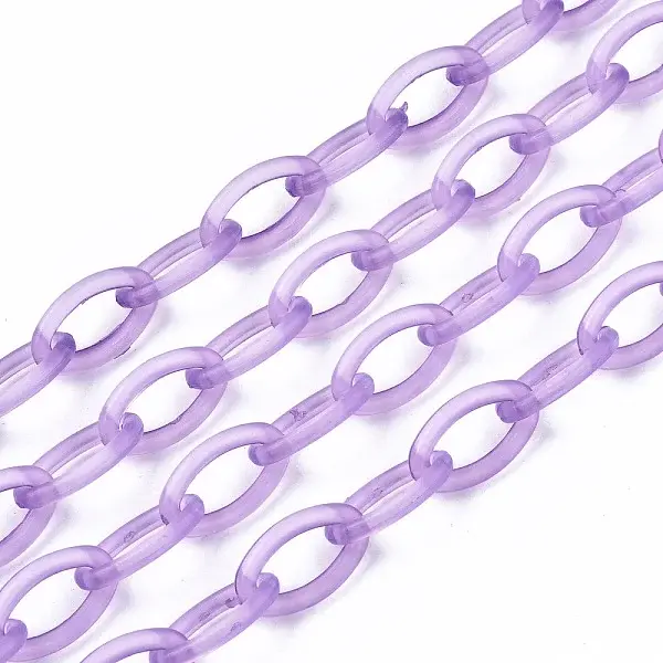 Handmade Transparent ABS Plastic Cable Chains