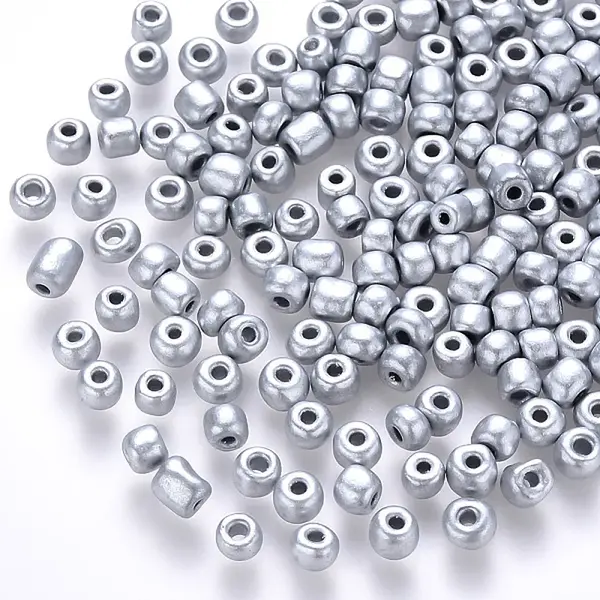 6/0 Baking Paint Glass Round Seed Beads