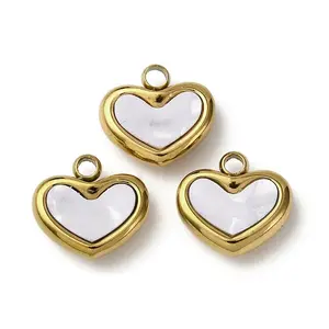 304 Stainless Steel Resin Pendants