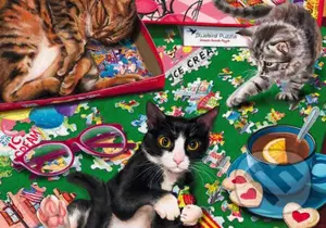 Cats - puzzle z kategorie Umělecké