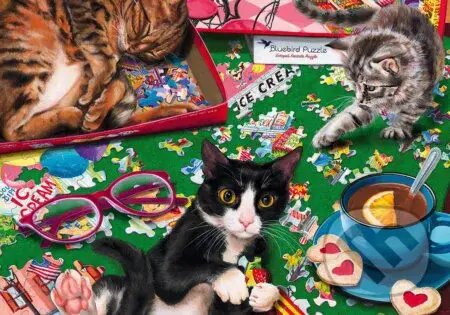 Cats - puzzle z kategorie Umělecké