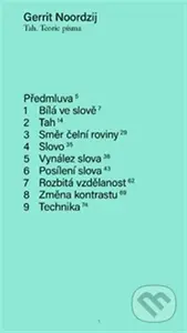Tah. Teorie písma - Gerrit Noordzij
