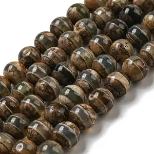 Tibetan Style dZi Beads Strands