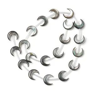 Natural Black Shell Beads