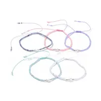 Adjustable Nylon Thread Braided Beads Bracelets