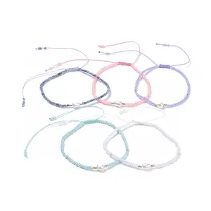Adjustable Nylon Thread Braided Beads Bracelets