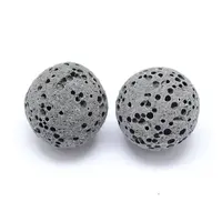 Unwaxed Natural Lava Rock Beads
