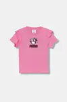 Detské bavlnené tričko Puma PUMA X HELLO KITTY & FRIENDS Ruffle Tee