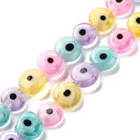 Handmade Evil Eye Lampwork Beads Strands