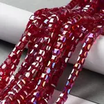 Electroplate Glass Beads Strands