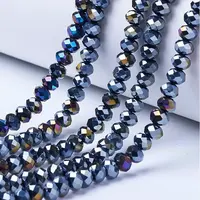 Electroplate Glass Beads Strands