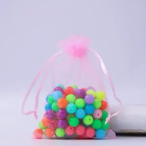 Rectangle Organza Drawstring Bags