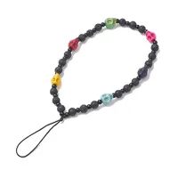 Lava Rock Beaded Mobile Straps