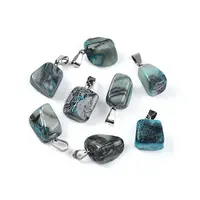 Natural Agate Dyed Nuggets Pendants