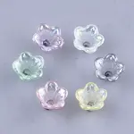 Transparent Acrylic Bead Caps