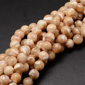 Natural Sea Shell Beads Strands