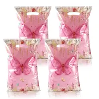 10Pcs Rectangle with Butterfly Pattern Paper Gift Bags