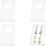 Transparent Acrylic Earring Display Stands