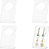 Transparent Acrylic Earring Display Stands
