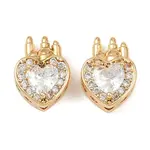 Brass Micro Pave Cubic Zirconia Multi-Strand Links