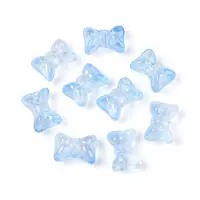 Baking Painted Transparent Glass Beads