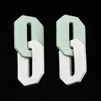 Handmade Polymer Clay Linking Rings