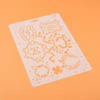 Plastic Reusable Drawing Painting Stencils Templates