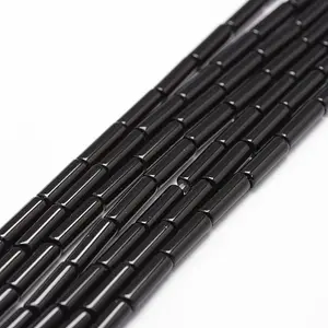 Natural Black Onyx Beads Strands