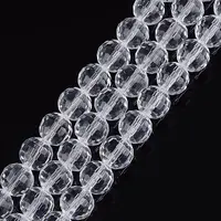 Transparent Glass Bead Strands