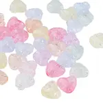 Transparent Crackle Acrylic Beads